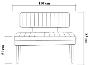 Pad Vanessa (atlanti fenyő + antracit). 1089576