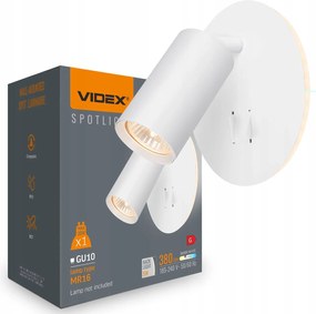 Fali lámpa Fali spot lámpatest 5W 380lm 2700K Meleg fehér Videx