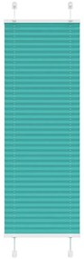 pliszírozott redőny Benzinzöld 40x100 cm szövetszélesség