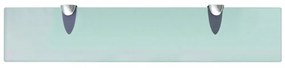 2 db lebegő üvegpolc 50 x 10 cm 8 mm