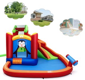 Pingvines felfújható vízicsúszda