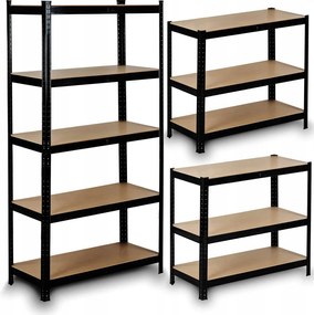 Tárolószekrény Fém 150x75x30cm 750kg 2in1