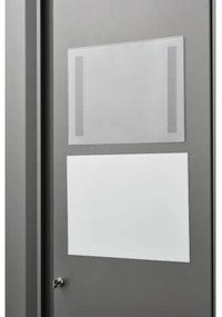 Mágneses zseb Magnetoplan Magnetofix A4 portré, fehér