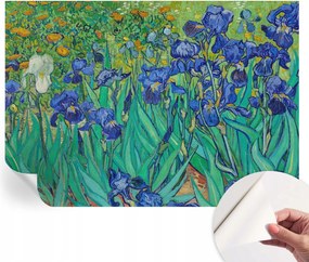 Mosható öntapadós fotótapéta étkezőbe Kerti virágok 312x219 cm