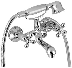 Novaservis - TITANIA RETRO fürdőkád-szett csapteleppel, fényes króm