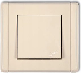 Süllyesztett lépcsőkapcsoló Karlik bézs árnyalatok 1FWP-3