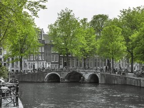 Poszter 40x30cm Csatorna a városon át, Assaf Frank