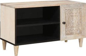 vidaXL TV egységek polcokkal tárolóval Fehér 80 x 33 x 46 cm Faanyag