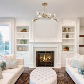 Rabalux 5395 - Csillár rúdon KASSIA 9xG9/5W/230V