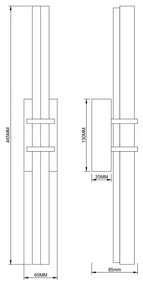 Zuma Line 003064-034737 - LED fali lámpa IGGLY LED/10W/230V arany