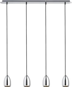 RENDL BABADES IV závěsná chrom 230V GU10 4x35W