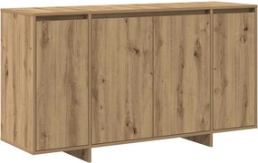 vidaXL Széf Artisan tölgy 135 x 41 x 75 cm Faanyag