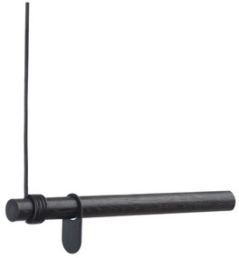 Fekete tölgyfa fali fogas 50 cm Swing – LIND DNA