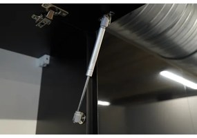 Konyhabútor MARINA 180 cm Craft tölgy/fényes fekete