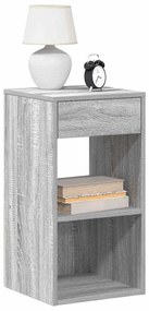 Éjjeliszekrények fiókos 2 db szürke sonoma 35x34x66,5 cm