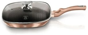 Berlinger Haus grillserpenyő fedővel, Rosegold Metallic Line, 28 cm