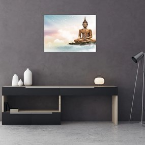 Kép - Buddha vigyáz a földre (70x50 cm)