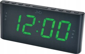 Zöld Jól Olvasható Led Rádiós Ébresztőóra Jvd SB1000.3 Fm Rádió Két Riasztás