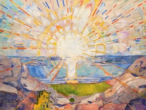 Reprodukció The Sun II, Edvard Munch