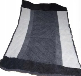Merinó gyapjú takaró 120x165 hand made meleg pléd ajándék patchwork