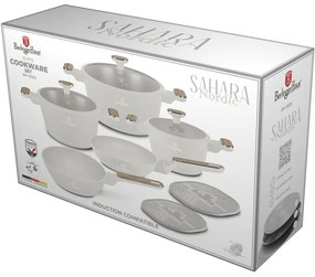 BerlingerHaus Sahara Nordic titánbevonatúedénykészlet, 10 db