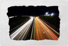 Poszterek 90x60 Autópálya Utca Éjszaka