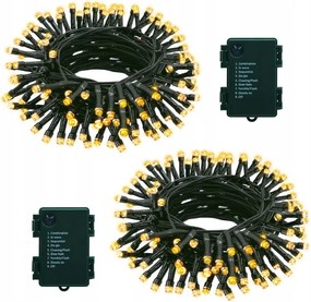 Zaiyw Elemes fényfüzér, 7 m, 70 Led, vízálló