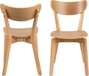 Étkezőszék tölgyfa dekorral Roxby - Actona