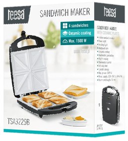 Teesa TSA3229B szendvicskészítő gép