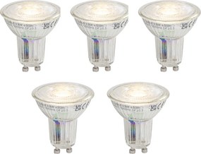 5 darabos GU10 szabályozható LED izzó szett 3,9W 450 lm 3000K Hosszú élettartamú