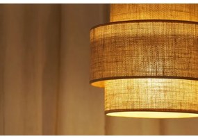 Brilagi - SPACE YUTE lógó 1xE27/15W/230V, 25 cm, bézs/fehér