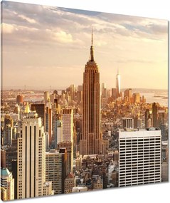 Vászonkép 80x80 New York felülnézet