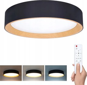 Led világítás távirányítóval Larios Black, 48W, 3360lm, 39cm, Cct