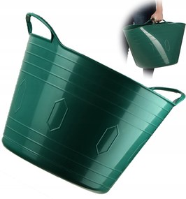 Kosár Flexibilis Szennyestartó Univerzális Medence 42L Zöld