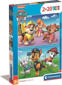 Mancs Őrjárat Playground 2x20 db-os puzzle Clementoni