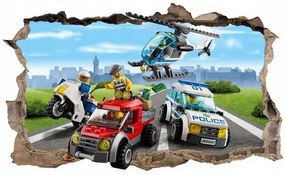 Egyedülálló LEGO falmatrica 3D hatással 47 x 77 cm