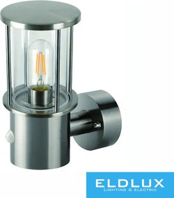 ELDLUX Kültéri falilámpa mozgásérzékelővel E27 IP54