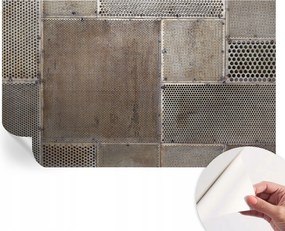 Fotótapéta Öntapadós Dekoratív tapéta Metál minták 416x254 cm