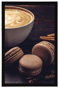 Poszter  kávé és csokoládé macaroons