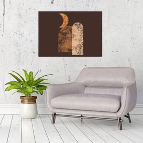 Kép - Narancssárga ívek N⁰2 (70x50 cm)