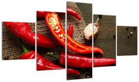 Kép - chili, paprika (125x70cm)