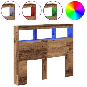 Fejvég Öreg Fa Tömör Újrahasznosított Fa 120 x 17 x 102 cm