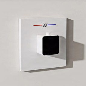 Zuhanyrendszer ELITE EDITION BCS1721 falba süllyesztett kivitelben, termosztáttal és vízesés funkcióval, többféle színben — Gunmetal szürke —…