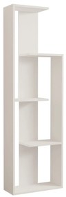 könyvespolc Wand - White
