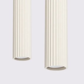 Sollux SL.1593 - Csillár zsinóron KARBON 2xGU10/10W/230V krémes