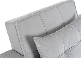 Dönthető fotel szürke kord kárpittal – SOLOR