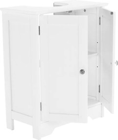 Mosdószekrény, fehér, ATENE TYP 3