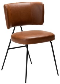 Konyakbarna étkezőszék Roost – DAN-FORM Denmark