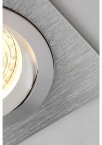 Lámpa Mennyezeti lámpatest MORENA, IP20, négyzet, ezüst