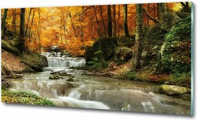 Fotó üveg kép Naplemente tengerpart 125x50